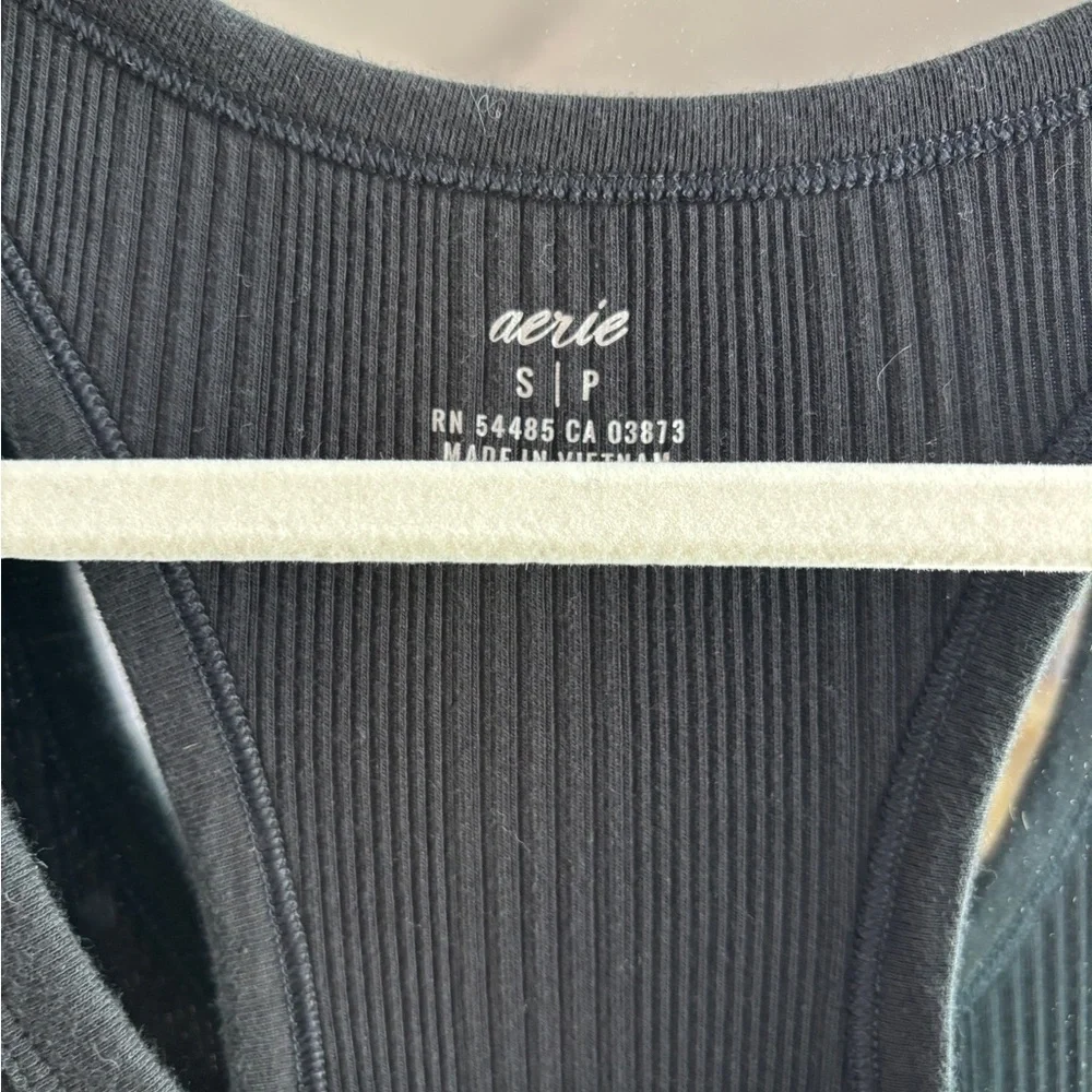 Black Ribbed Dress - Picture 2 of 4